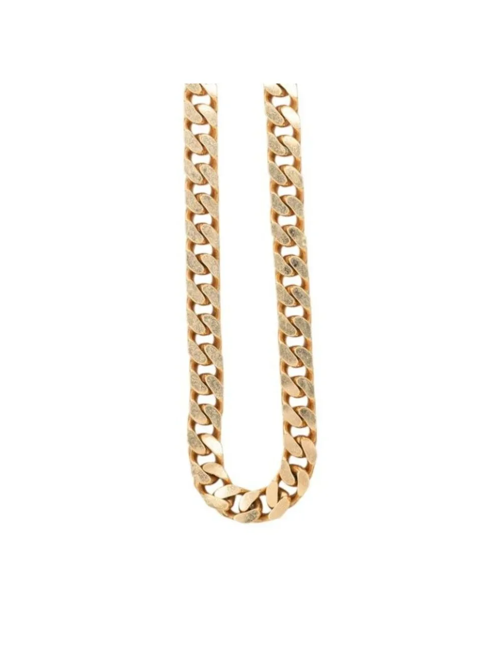Dior CD Logo Chain Necklace Gold Plated